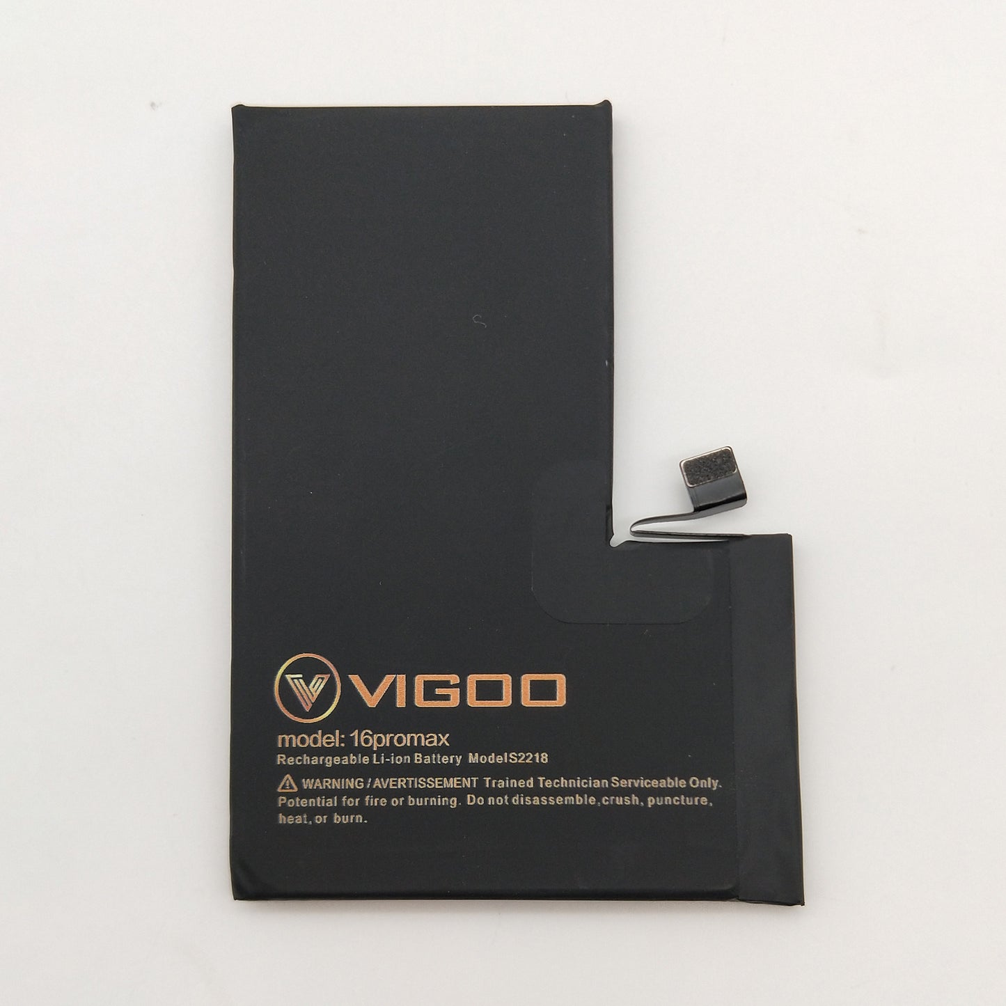 VIGOO High Capacity Battery for iPhone 16 Pro Max - 4676mAh