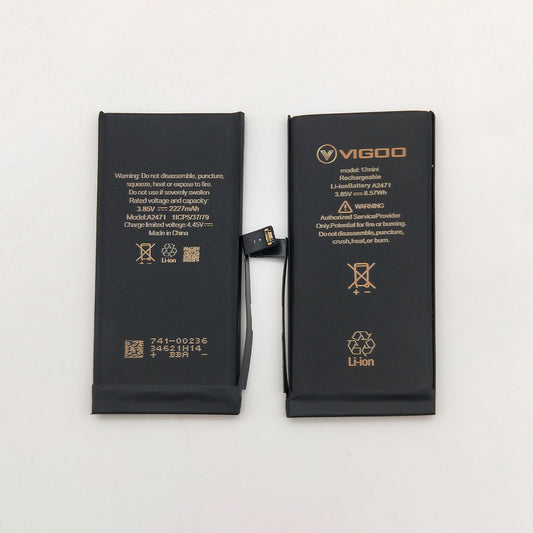 VIGOO High Capacity Battery for iPhone 12 mini - 2227mAh