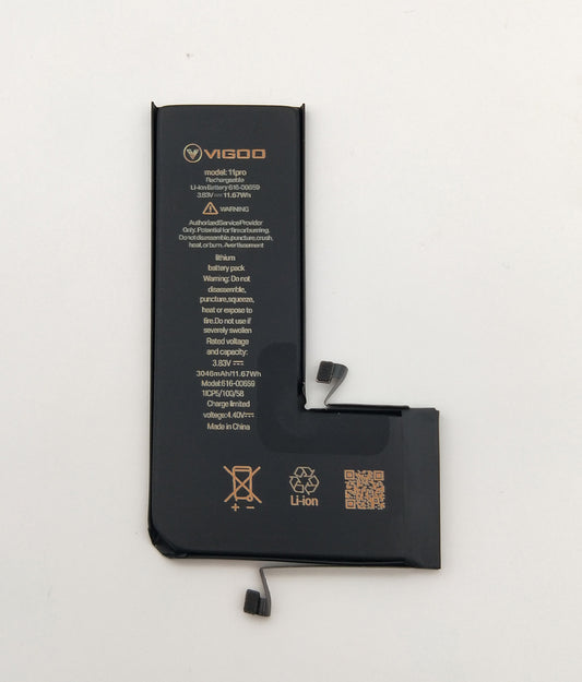 VIGOO High Capacity Battery for iPhone 11 Pro - 3046mAh