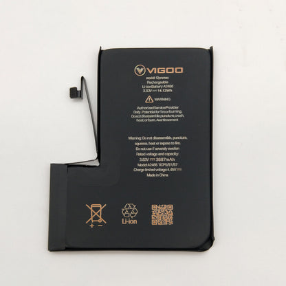 VIGOO High Capacity Battery for iPhone 12 Pro Max - 3687mAh