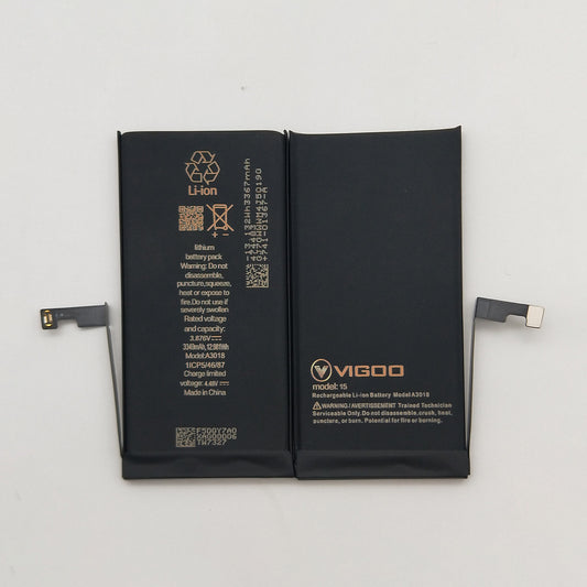 VIGOO High Capacity Battery for iPhone 15 - 3349mAh